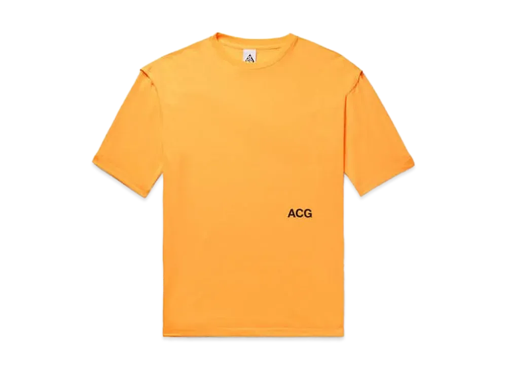 ナイキラボ ACG バリアブル プリント ジャージー Tシャツ "レーザーオレンジ"
