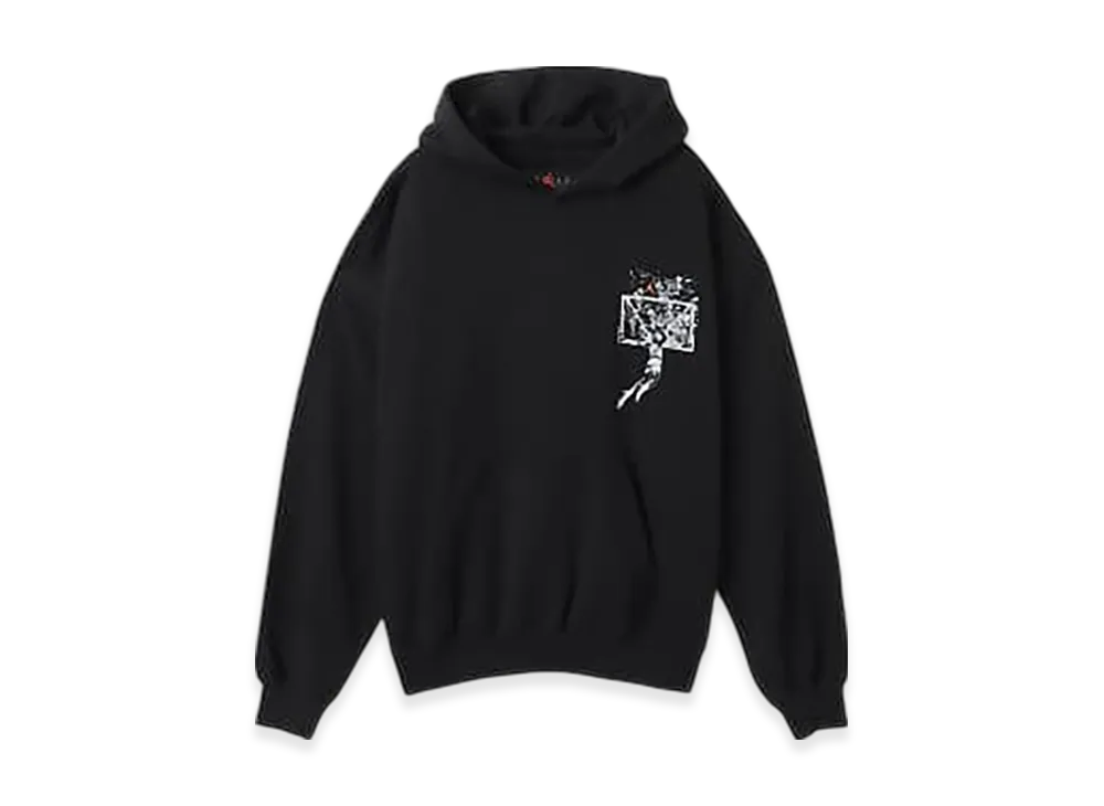 Nike Jordan Brooklyn Men's Oversized Pullover Hoodie "Black/Starfish"