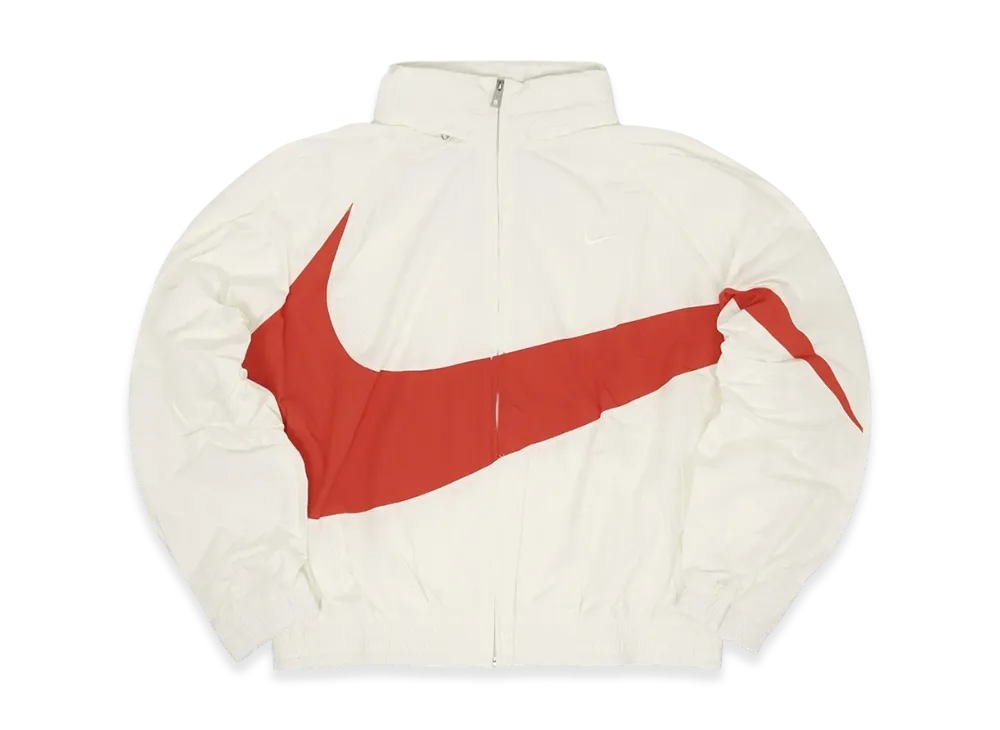 Nike Swoosh Men's Woven Jacket "Sail/Picante Red/Sail"