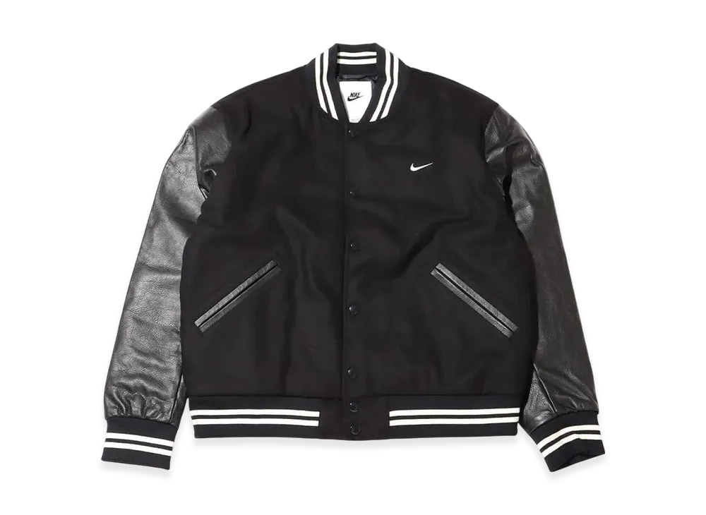 Nike AS M NK AU Varsity JKT LTHR SL "Black"