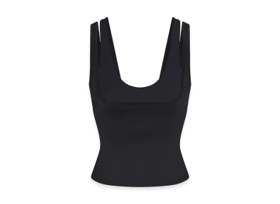 Nike x SKIMS Double Strap Scoop Tank "Obsidian"