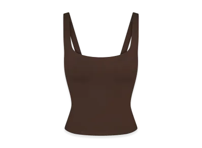 Nike x SKIMS Square Neck Tank "Dark Sepia"