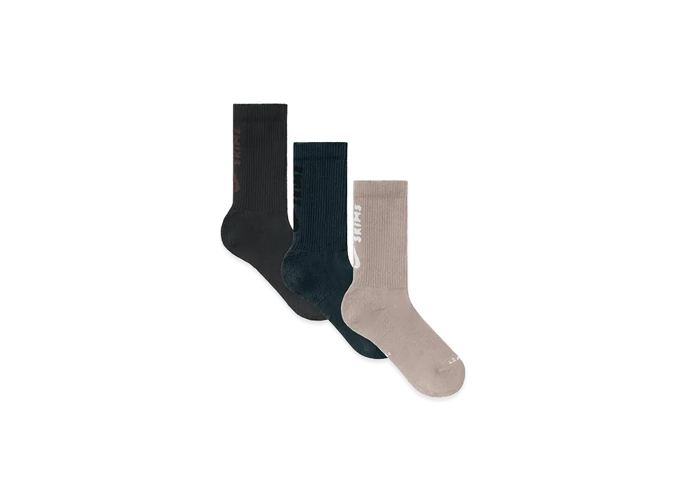 Nike x SKIMS Dri-Fit Crew Sock 3-Pack "Dark Teal Multi"