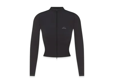 Nike x SKIMS Zip Up Crop Jacket "Obsidian"