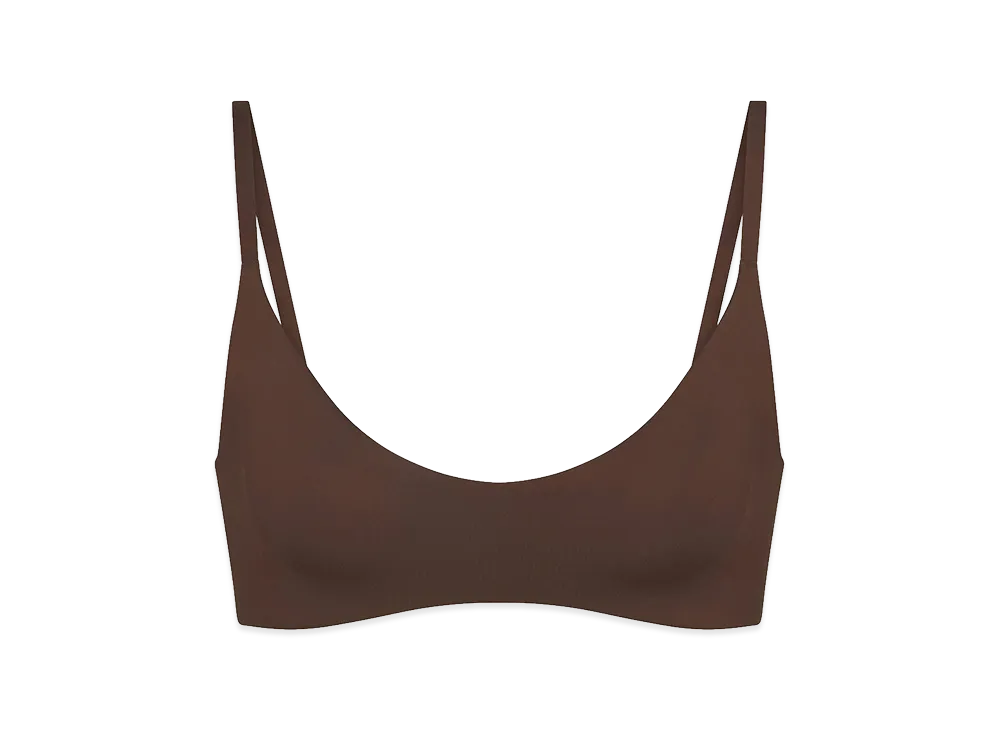 Nike x SKIMS Micro Scoop Bra "Dark Sepia"