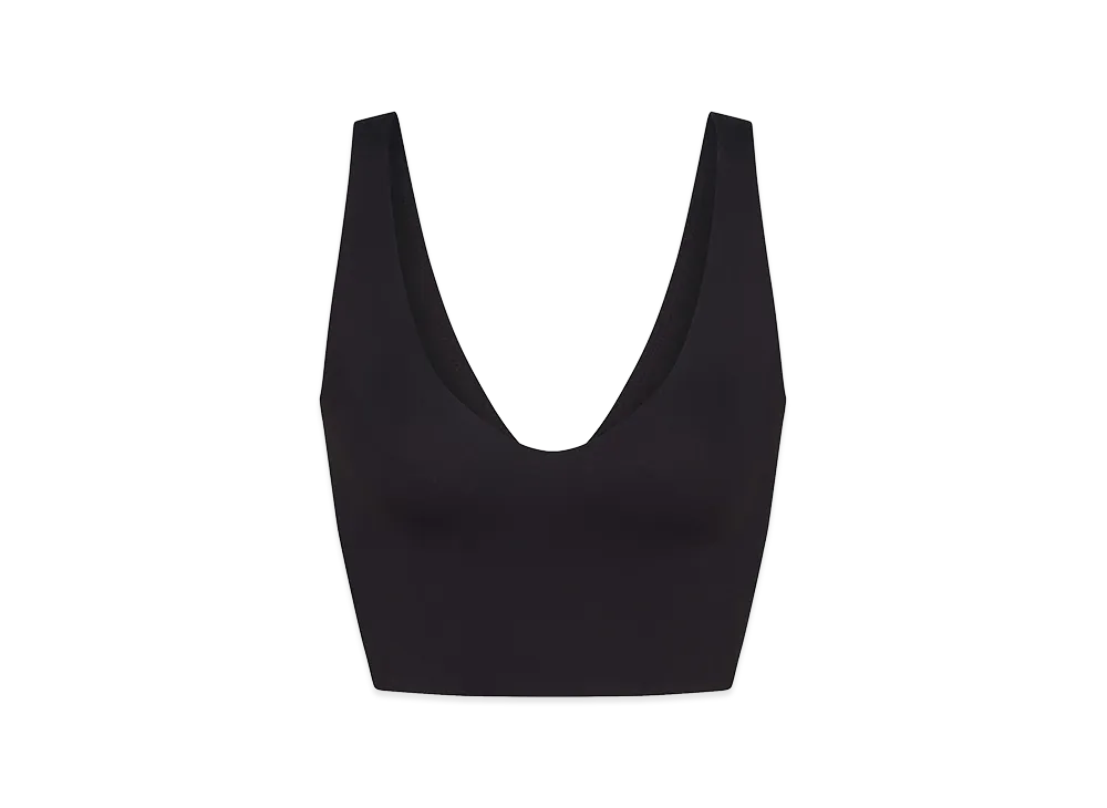 Nike x SKIMS V-Neck Bra Top "Obsidian"