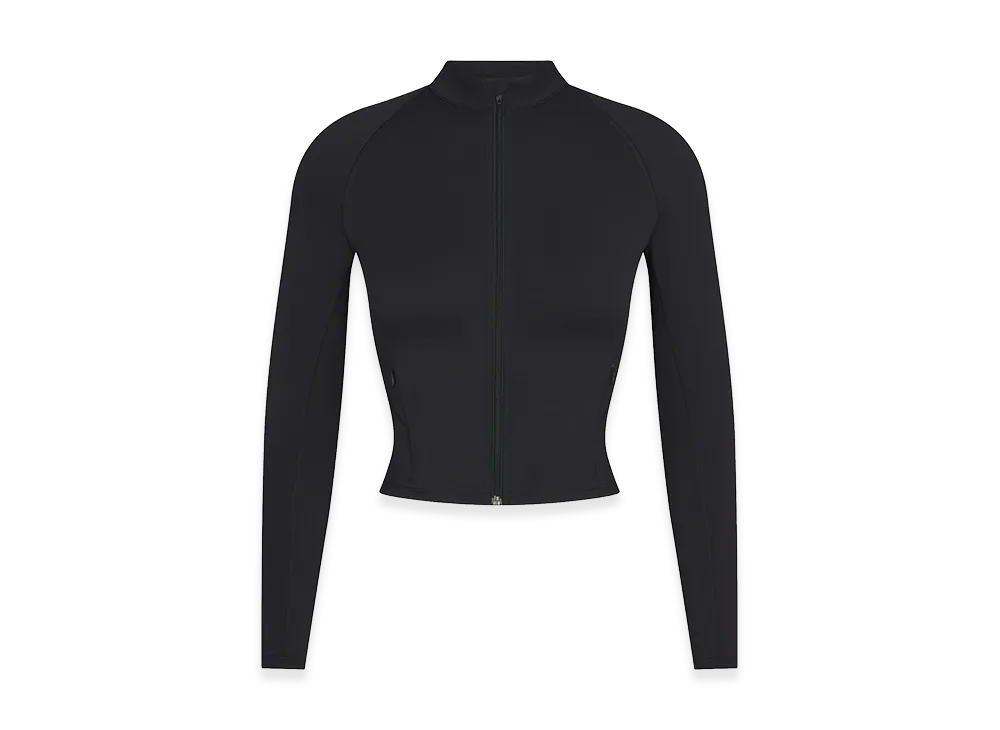 Nike x SKIMS Mock Neck Full Zip Jacket "Obsidian"