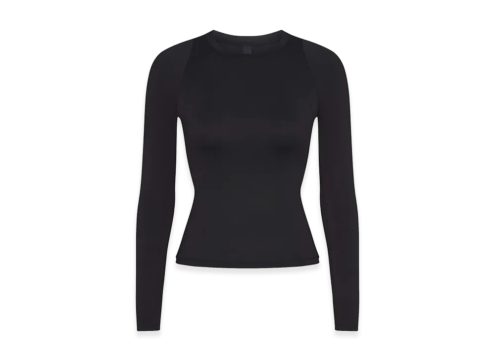 Nike x SKIMS Long Sleeve Crew Neck Top "Obsidian"