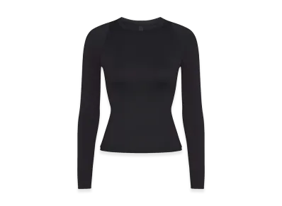 Nike x SKIMS Long Sleeve Crew Neck Top "Obsidian"