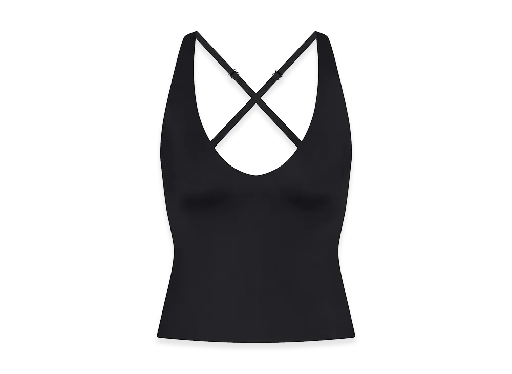 Nike x SKIMS V-Neck Tank "Obsidian"