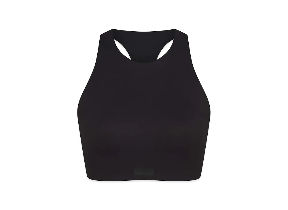 Nike x SKIMS High Neck Bra "Obsidian"