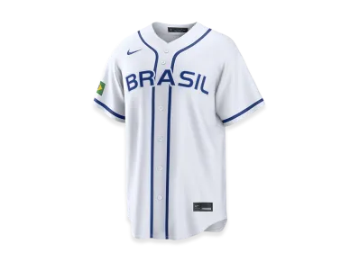 Nike 2026WBC World Baseball Classic Brazil Baseball Home Stadium Jersey "White"