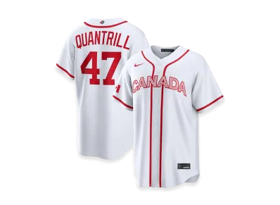 Nike 2026WBC World Baseball Classic Cal Quantrill Canada Baseball Home Stadium Jersey "White"