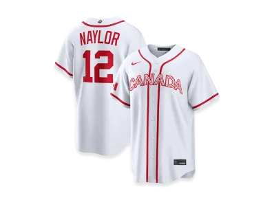 Nike 2026WBC World Baseball Classic Josh Naylor Canada Baseball Home Stadium Jersey "White"