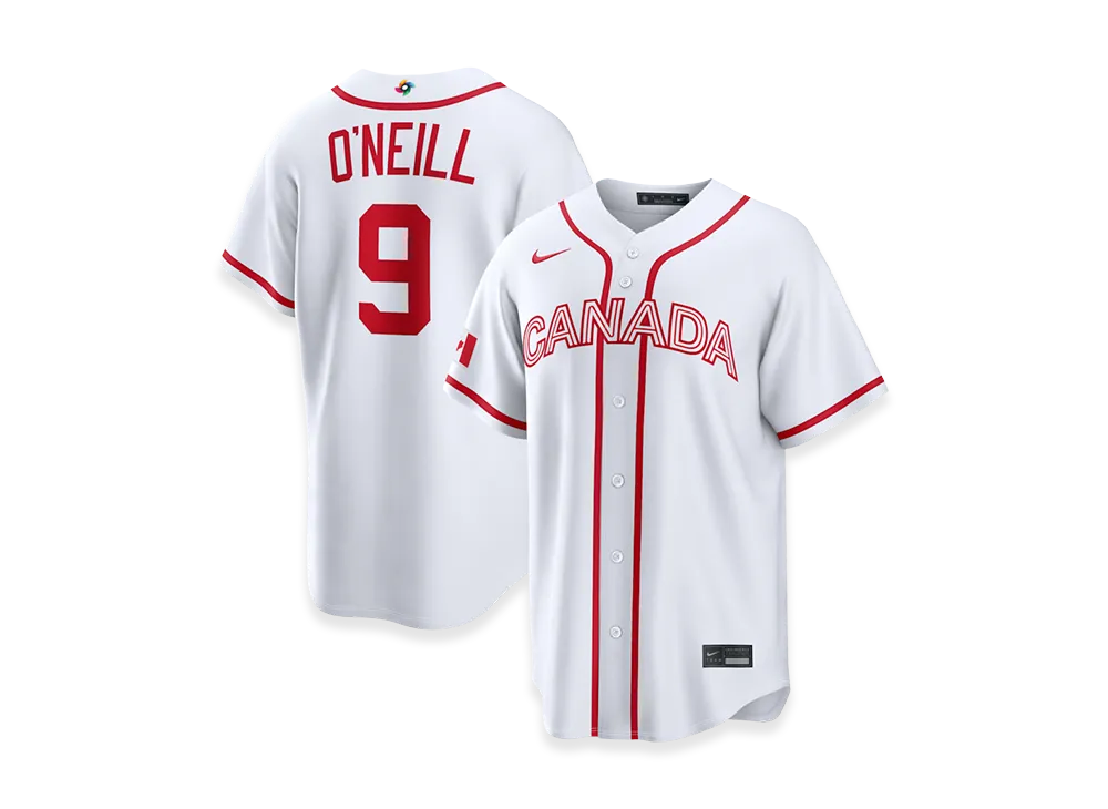 Nike 2026WBC World Baseball Classic Tyler O'Neill Canada Baseball Home Stadium Jersey "White"