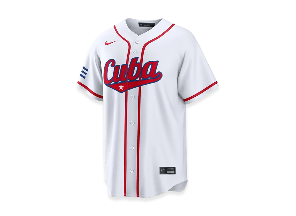 Nike 2026WBC World Baseball Classic Cuba Baseball Home Stadium Jersey "White"