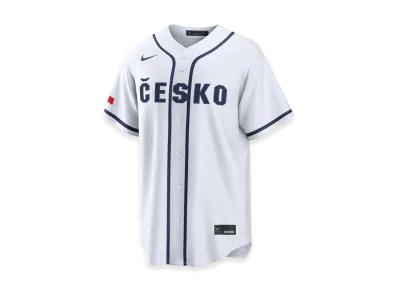 Nike 2026WBC World Baseball Classic Czech Republic Baseball Home Stadium Jersey "White"