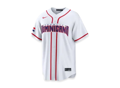 Nike 2026WBC World Baseball Classic Dominican Republic Baseball Home Stadium Jersey "White"