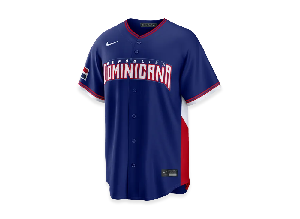 Nike 2026WBC World Baseball Classic Dominican Republic Baseball Road Stadium Jersey "Royal"