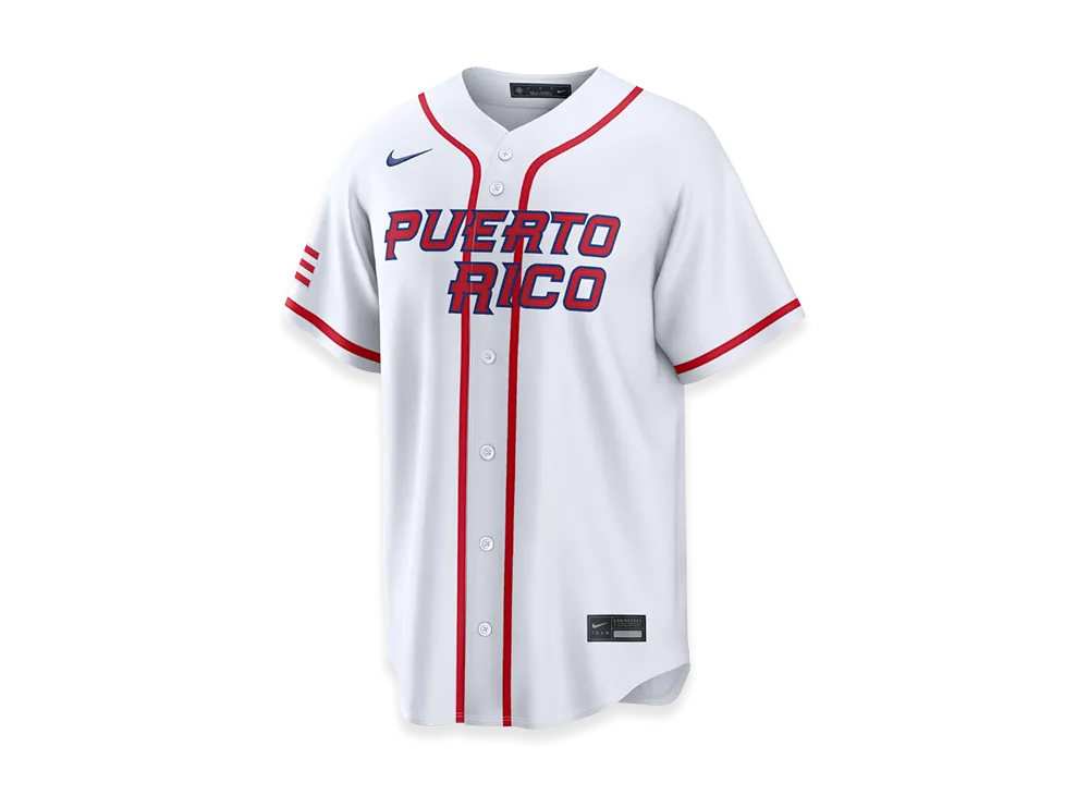 Nike 2026WBC World Baseball Classic Puerto Rico Baseball Home Stadium Jersey "White"