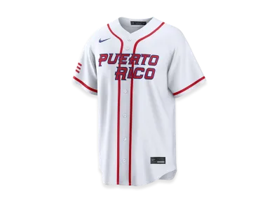 Nike 2026WBC World Baseball Classic Puerto Rico Baseball Home Stadium Jersey "White"
