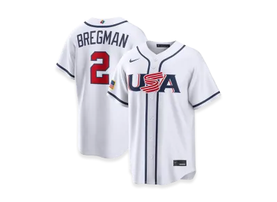 Nike 2026WBC World Baseball Classic Alex Bregman USA Baseball Home Stadium Jersey "White"
