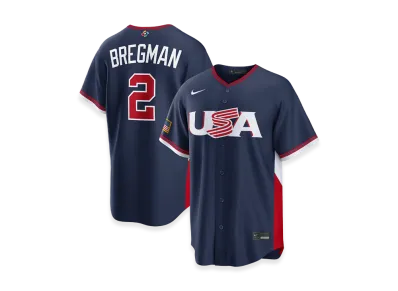 Nike 2026WBC World Baseball Classic Alex Bregman USA Baseball Road Stadium Jersey "Navy"