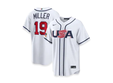 Nike 2026WBC World Baseball Classic Mason Miller USA Baseball Home Stadium Jersey "White"