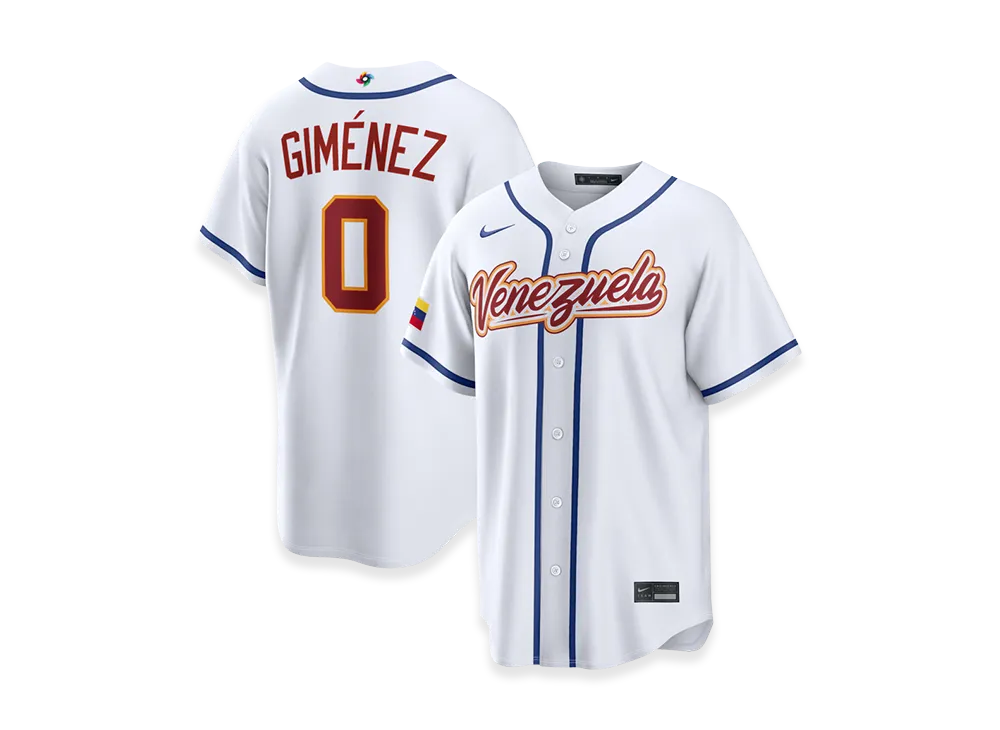 Nike 2026WBC World Baseball Classic Andrés Giménez Venezuela Baseball Home Stadium Jersey "White"