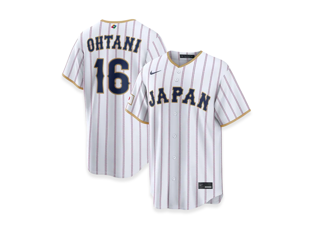 Nike 2026WBC World Baseball Classic Shohei Ohtani Japan Baseball Home Stadium Jersey "White"