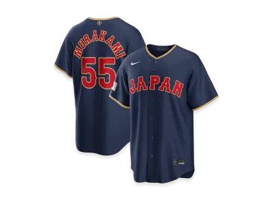 Nike 2026WBC World Baseball Classic Munetaka Murakami Japan Baseball Road Stadium Jersey "Navy"