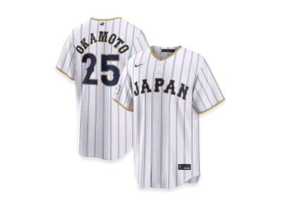 Nike 2026WBC World Baseball Classic Kazuma Okamoto Japan Baseball Home Stadium Jersey "White"