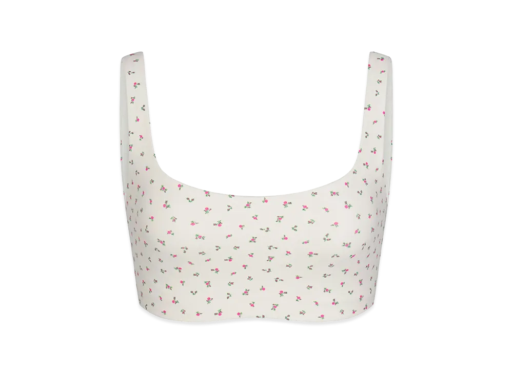 Nike x SKIMS Women's Scoop Neck Bra "Ditsy Floral Print"