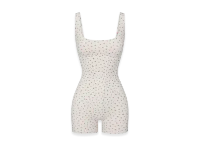 Nike x SKIMS Women's Corset 2" One Piece "Ditsy Floral Print"