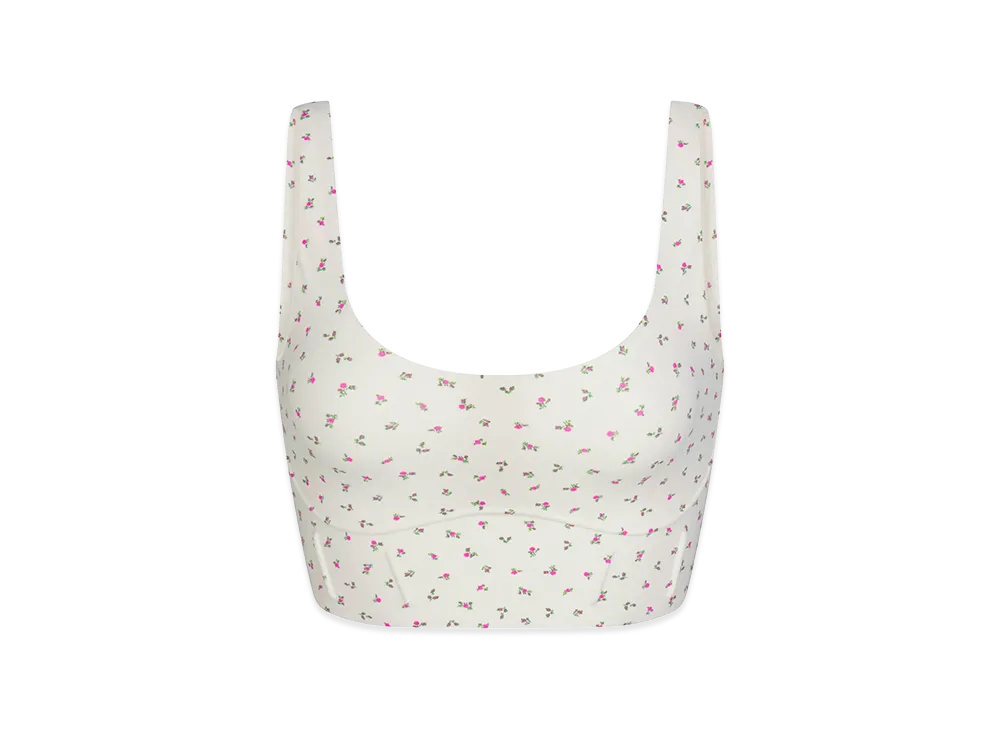 Nike x SKIMS Women's Longline Corset Bra "Ditsy Floral Print"