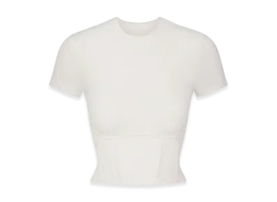 Nike x SKIMS Women's Cropped Corset Tee "Ivory"
