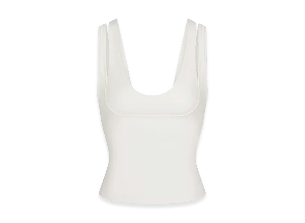 Nike x SKIMS Women's Double Strap Scoop Tank "Ivory"