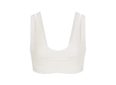 Nike x SKIMS Women's Double Strap Scoop Bra "Ivory"