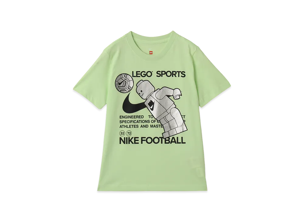 Nike x LEGO Kids T-Shirt "Light Liquid Lime"