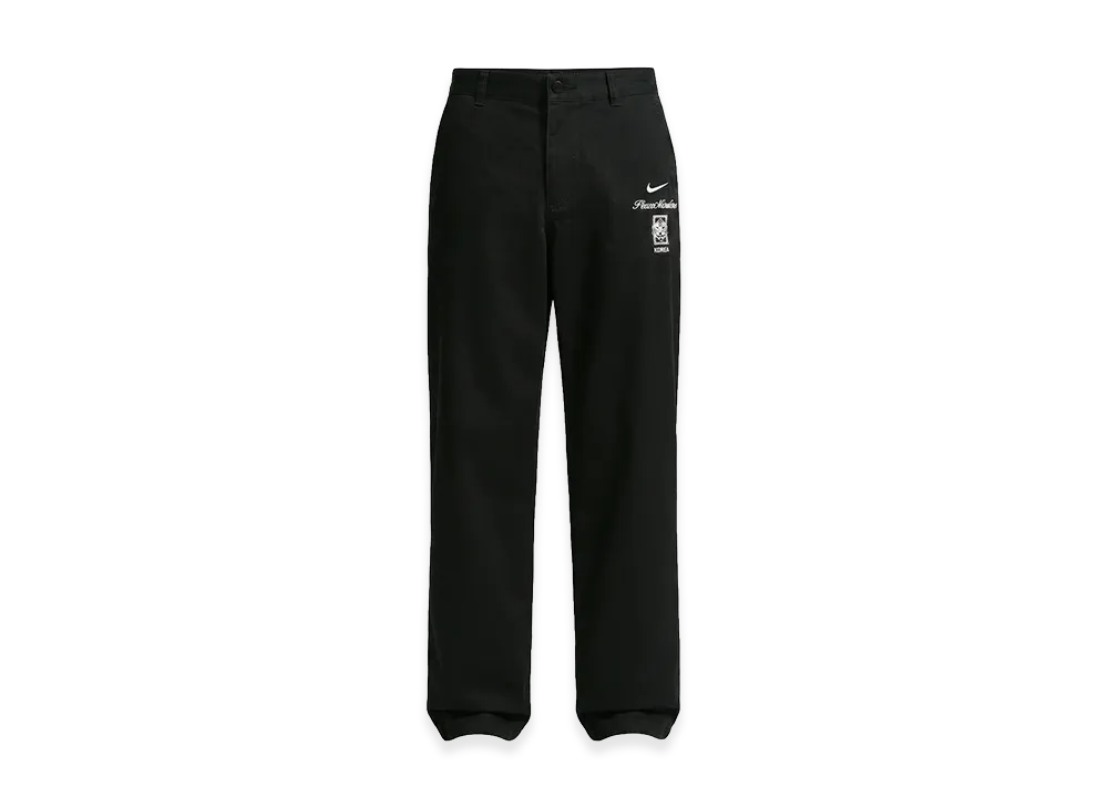 Nike x PEACEMINUSONE X2 World Cup Chino Pants South Korea "Black" / G-Dragon