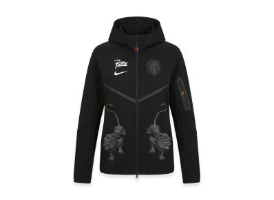 Nike x Patta X2 World Cup Tech Fleece Full-Zip Windrunner Hoodie Netherlands "Black"