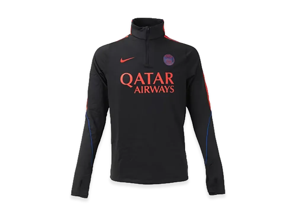 Nike 26-27 Paris SG Strike Drill Top "Black/Global Red"
