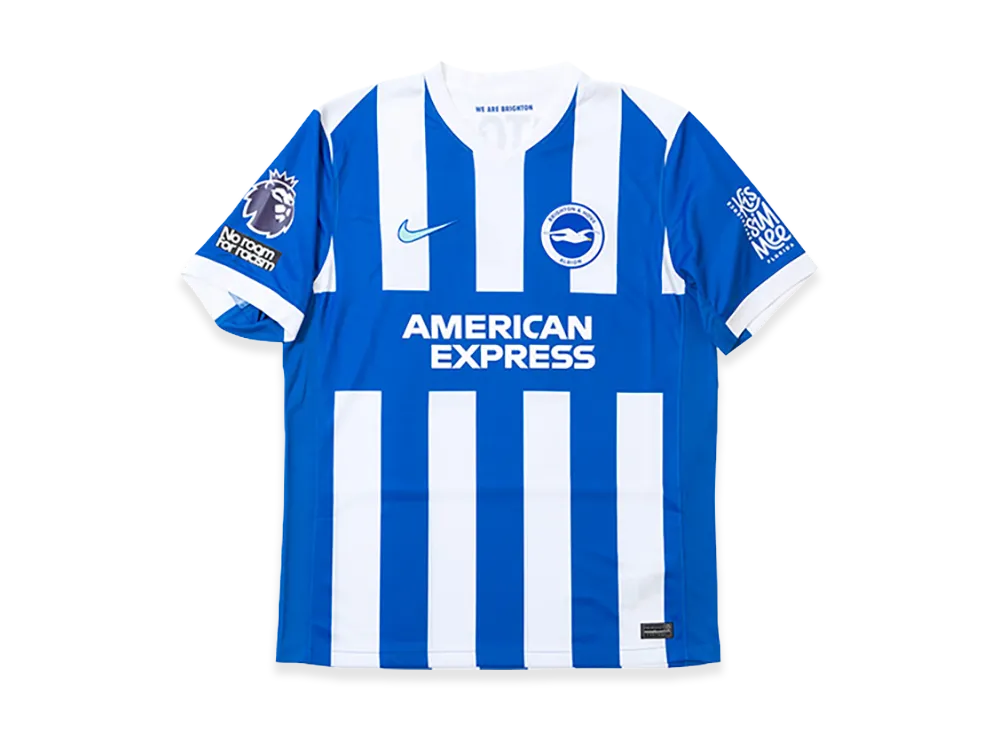 Nike 25-26 Brighton & Hove Albion FC Home Jersey #22 Kaoru Mitoma "White/Blue"