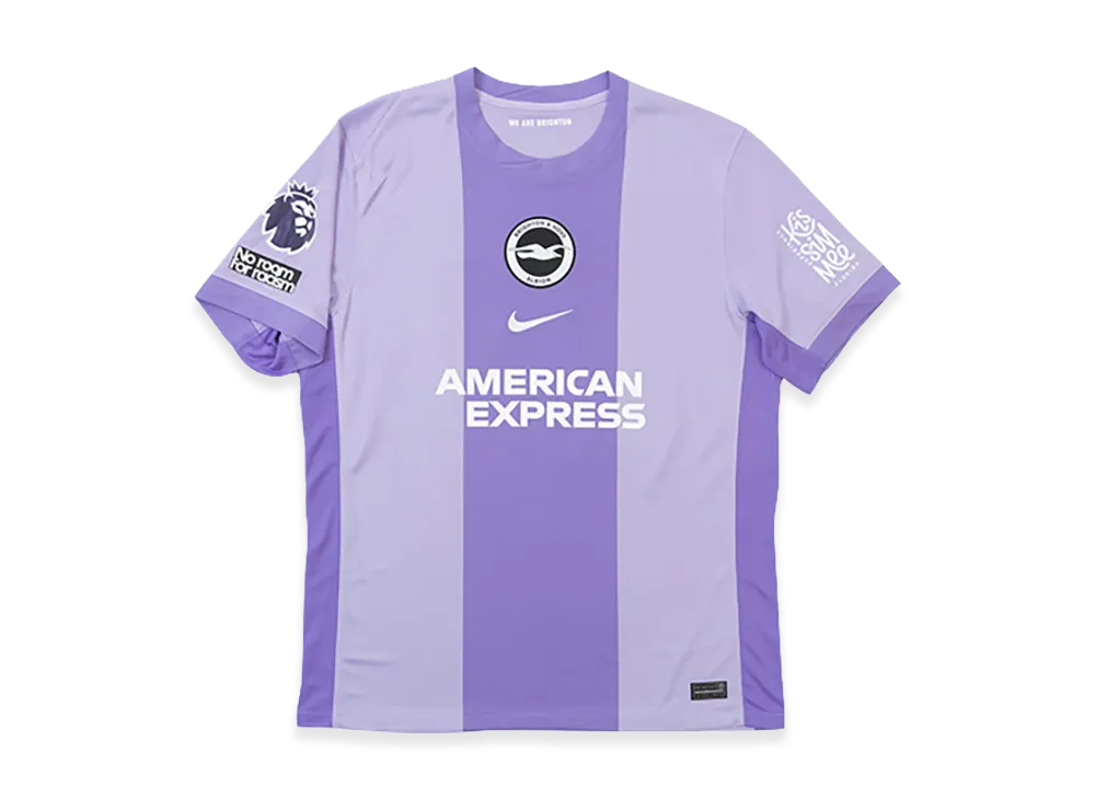 Nike 25-26 Brighton & Hove Albion FC Away Jersey #22 Kaoru Mitoma "Purple"