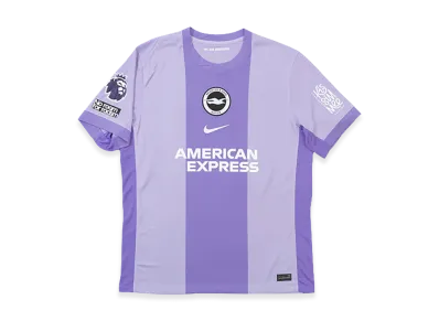Nike 25-26 Brighton & Hove Albion FC Away Jersey #22 Kaoru Mitoma "Purple"