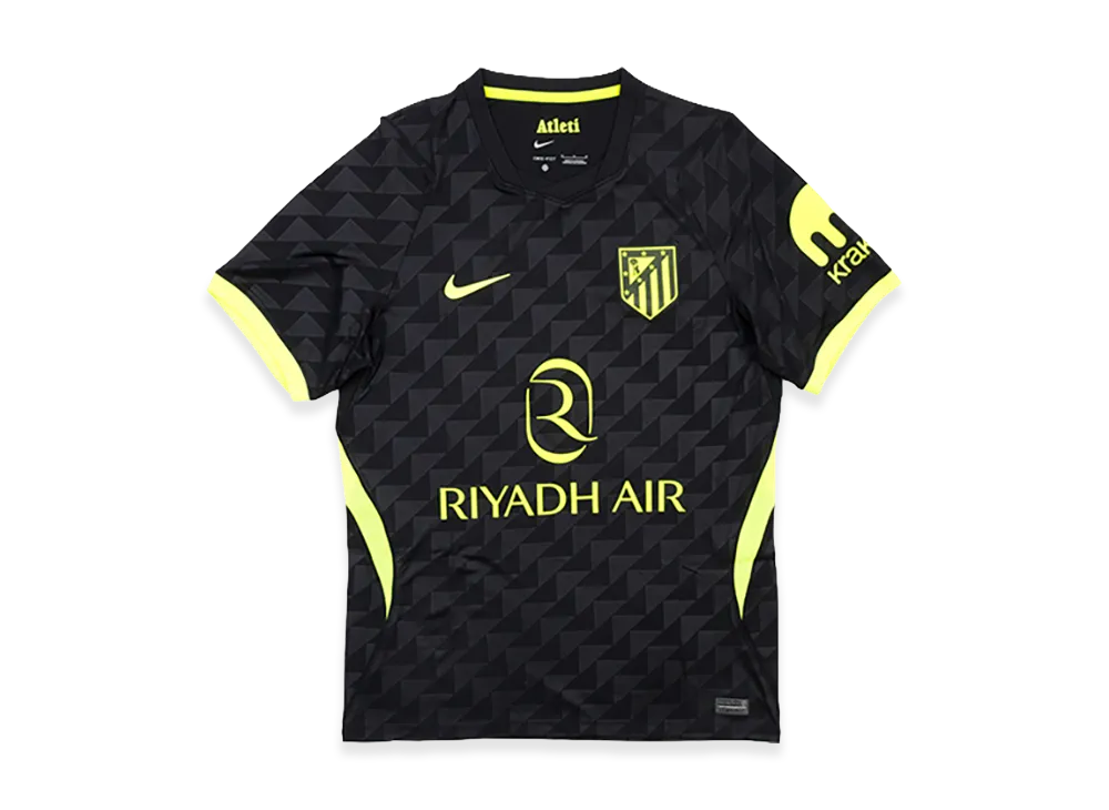 Nike 26-27 Atletico Madrid Away Jersey "Black/Volt"