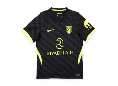Nike 26-27 Atletico Madrid Away Jersey "Black/Volt"