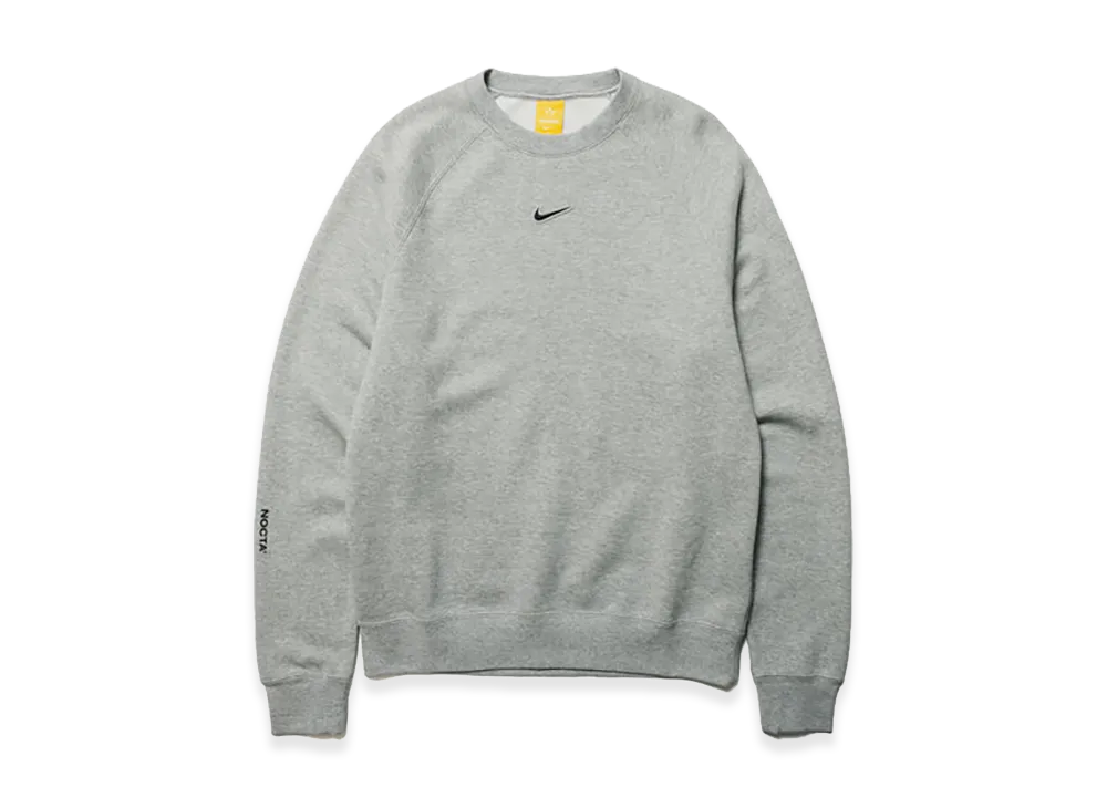 Nike x NOCTA NRG Nocta CS Fleece L/S Crew "Dark Grey Heather"