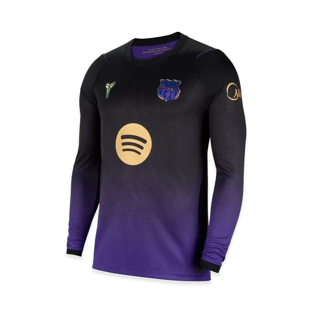 Nike FC Barcelona 2026/27 Stadium Away Kobe Dri-FIT Soccer L/S Replica Jersey "Field Purple/Black"