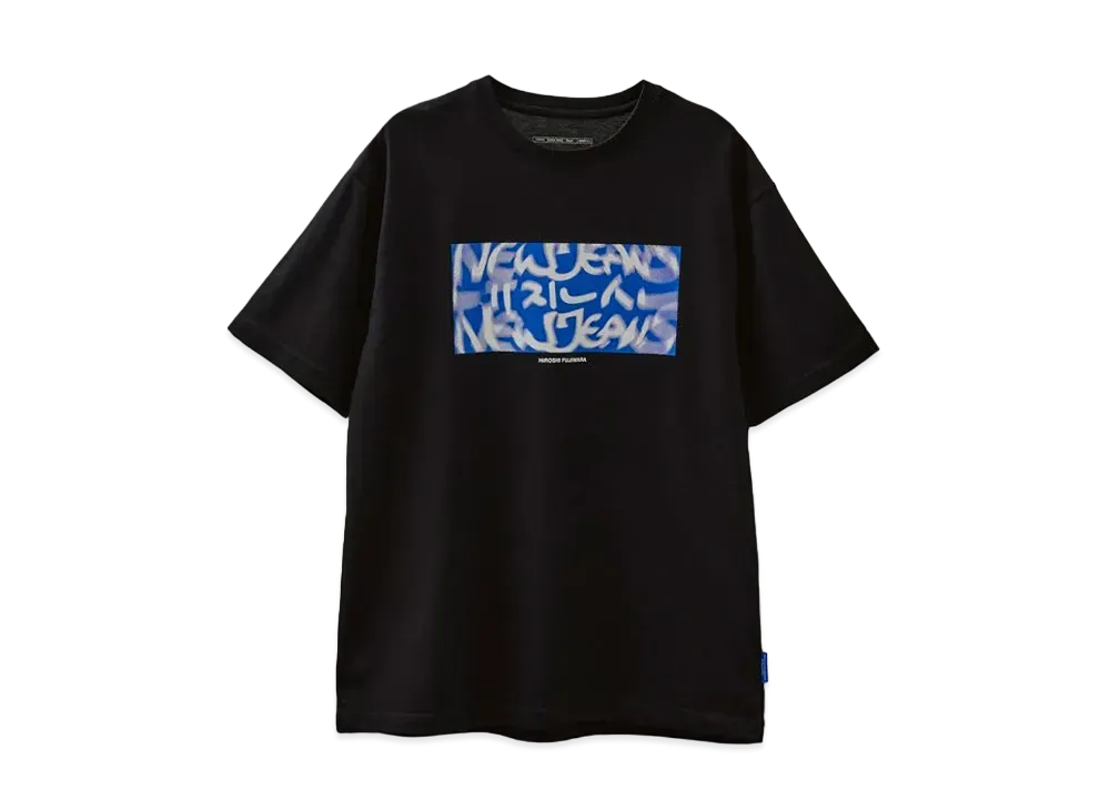 NewJeans x Hiroshi Fujiwara Supernatural Coller T-Shirt Ver.3 "Black"